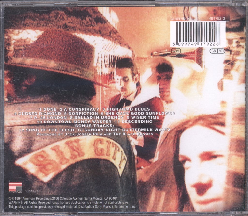Black Crowes - Amorica - Cd
