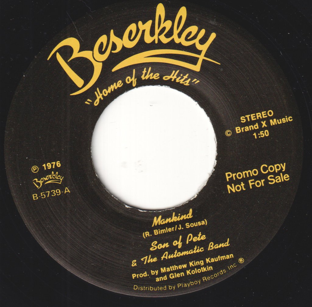 Son Of Pete - Mankind - 7 Inch