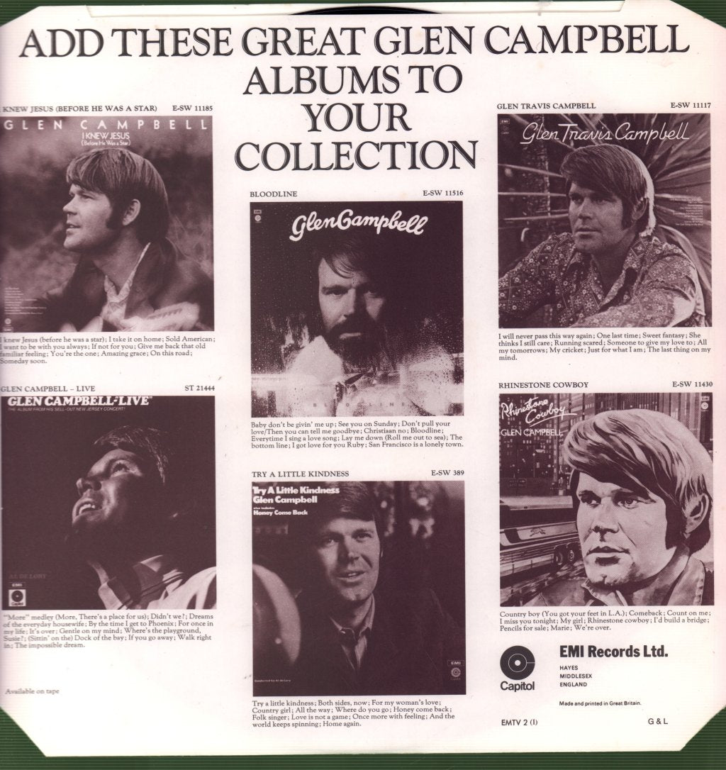 Glen Campbell - Twenty Golden Greats - Lp