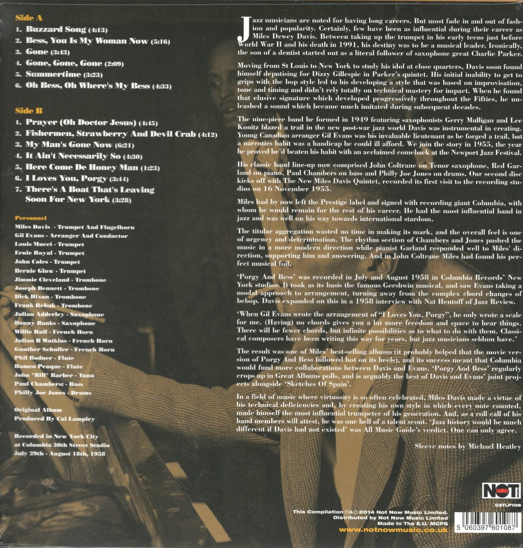 Miles Davis - Porgy And Bess - Lp