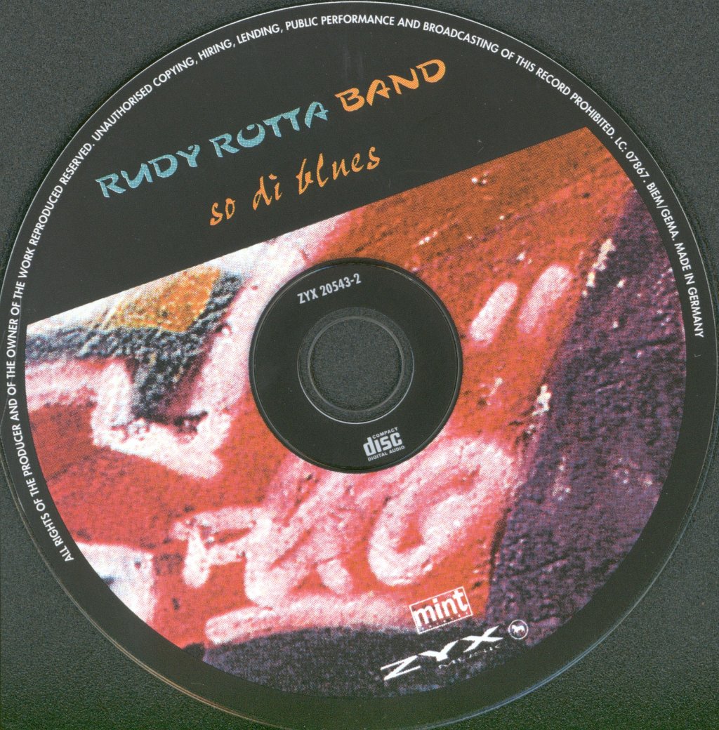 Rudy Rotta Band - So Di Blues - Cd