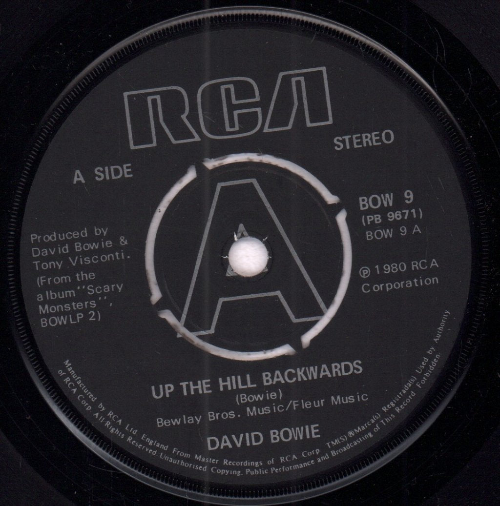 David Bowie - Up The Hill Backwards - 7 Inch