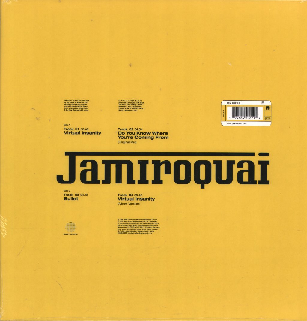 Jamiroquai - Virtual Insanity (30th Anniversary) - 12 Inch
