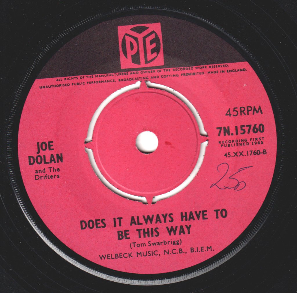 Joe Dolan - I Love You More And More Each Day - 7 Inch