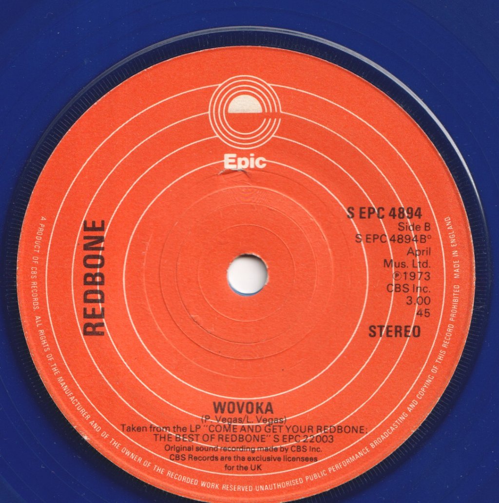 Redbone - Witch Queen Of New Orleans / Wovoka - 7 Inch