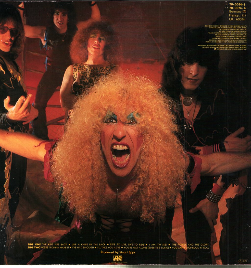 Twisted Sister - You Can't Stop Rock N Roll - Lp