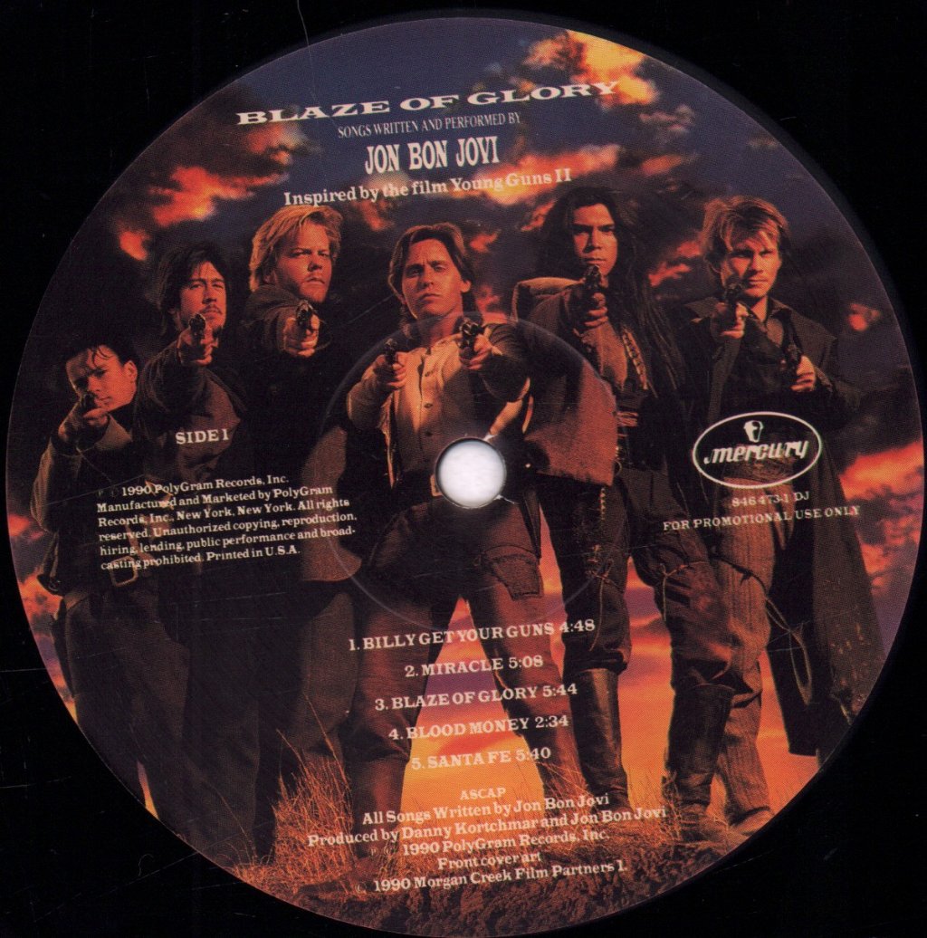 Jon Bon Jovi - Blaze Of Glory - Lp