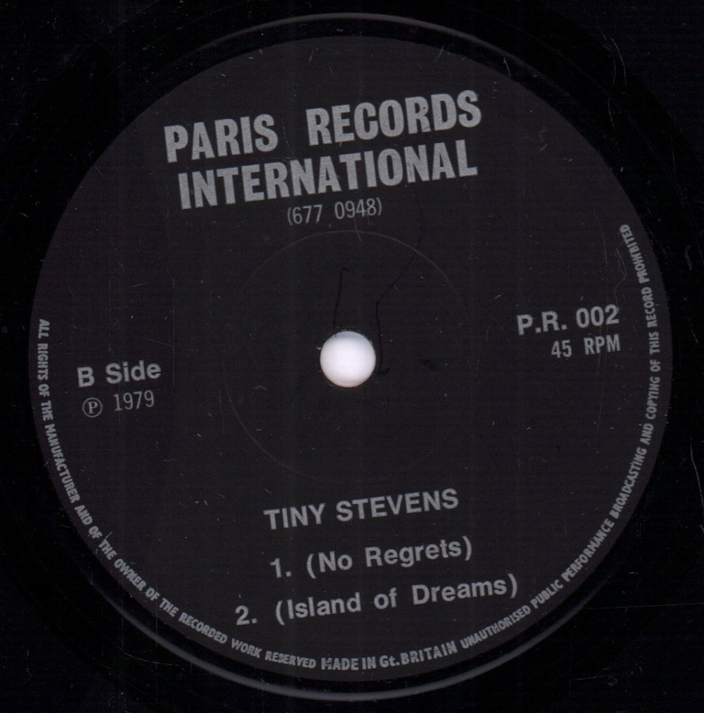 tiny stevens - song for a friend - 7 Inch