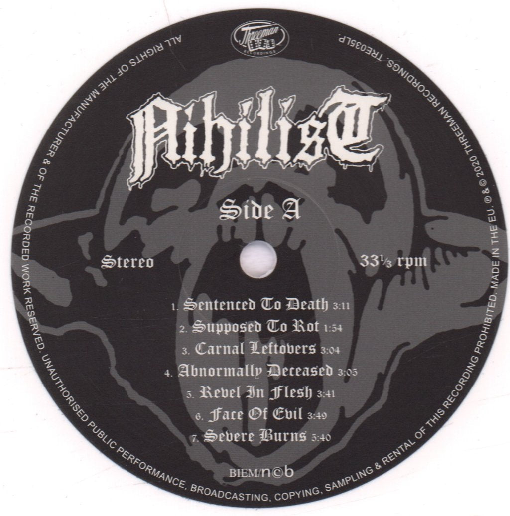 Nihilist - Carnal Leftovers - Lp
