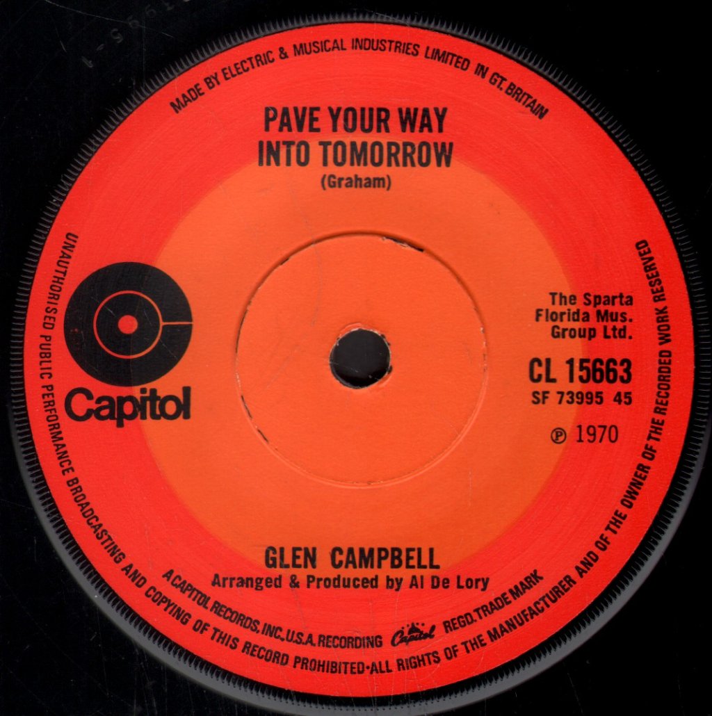 Glen Campbell - It's Only Make Believe - 7 Inch