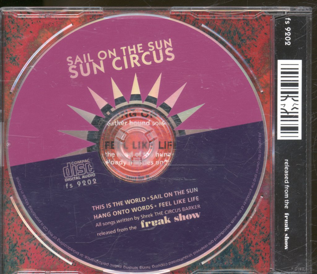 Sun Circus - Sail On The Sun - Cd
