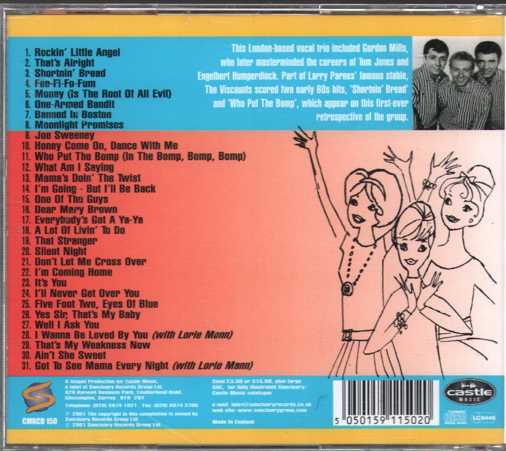 Viscounts - Who Put The Bomp (The Pye Anthology ) - Cd