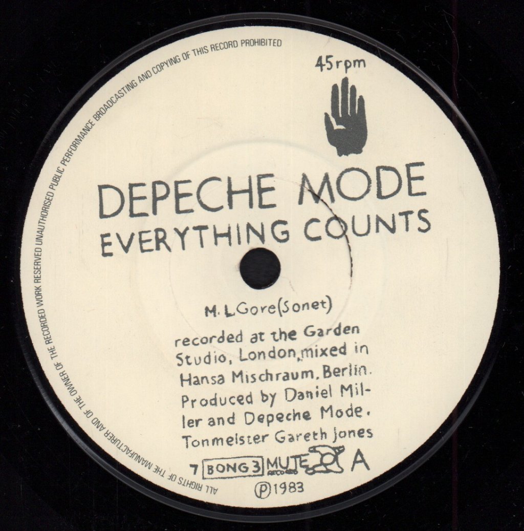 Depeche Mode - Everything Counts - 7 Inch