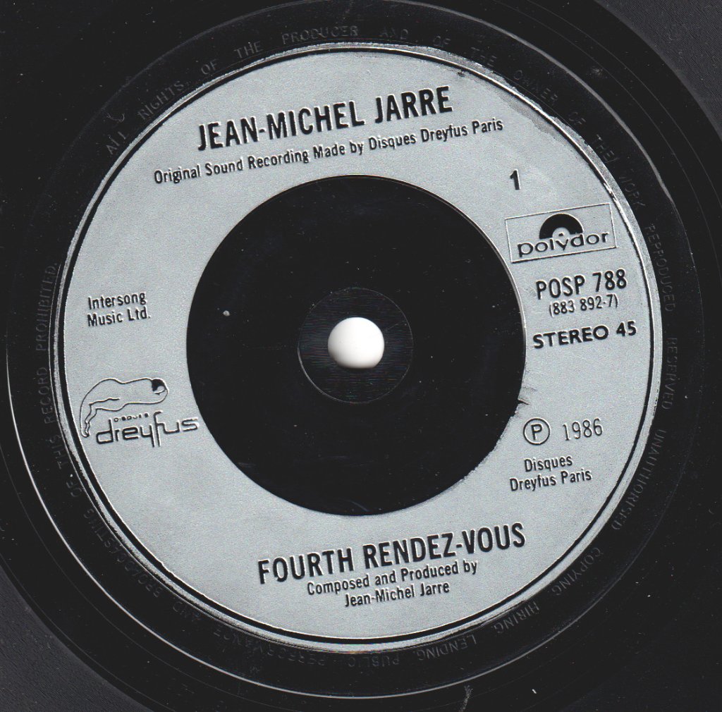 Jean Michel Jarre - Fourth Rendez-Vous - 7 Inch