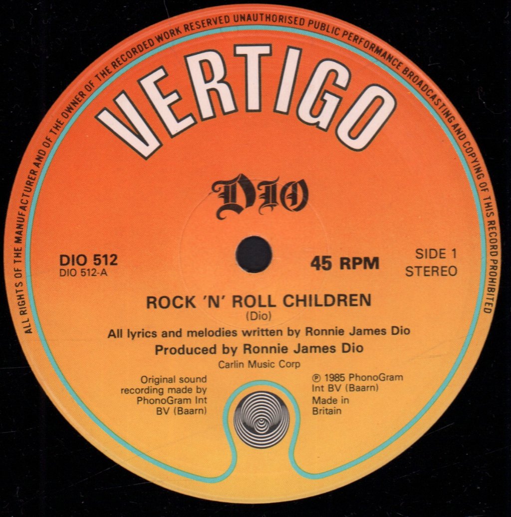 Dio - Rock N Roll Children - 12 Inch