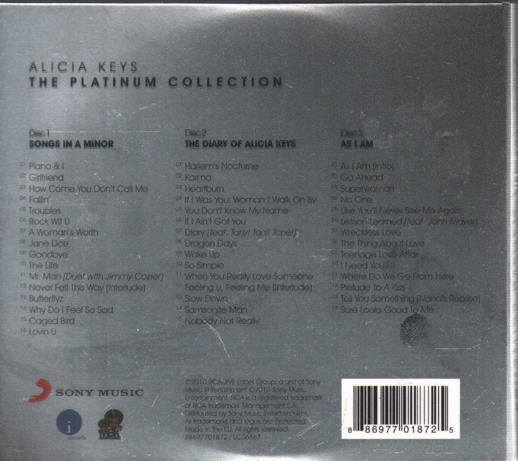 Alicia Keys - Platinum Collection - Triple Cd