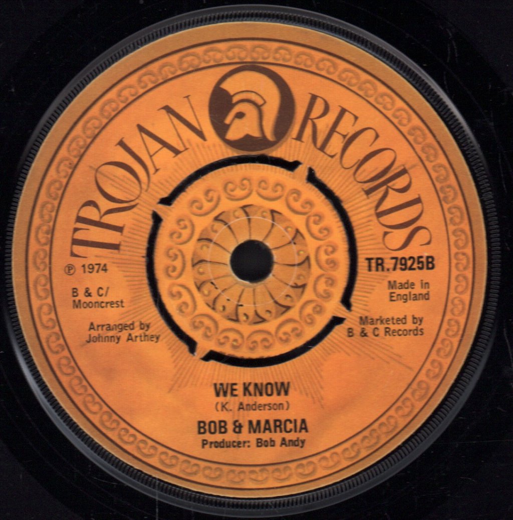 Bob And Marcia - Young Gifted And Black - 7 Inch