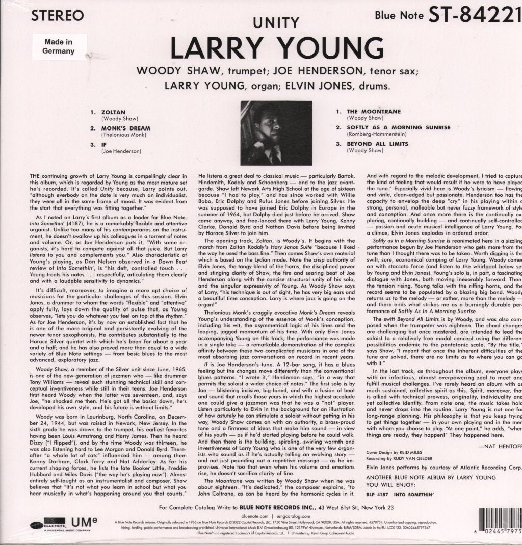 Larry Young - Unity - Lp