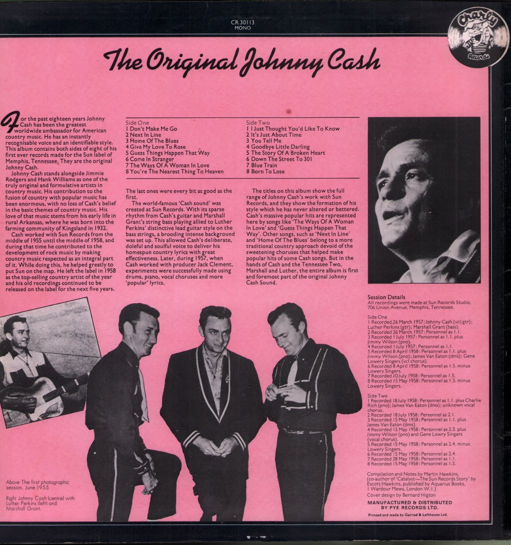 Johnny Cash - Original Johnny Cash - Lp