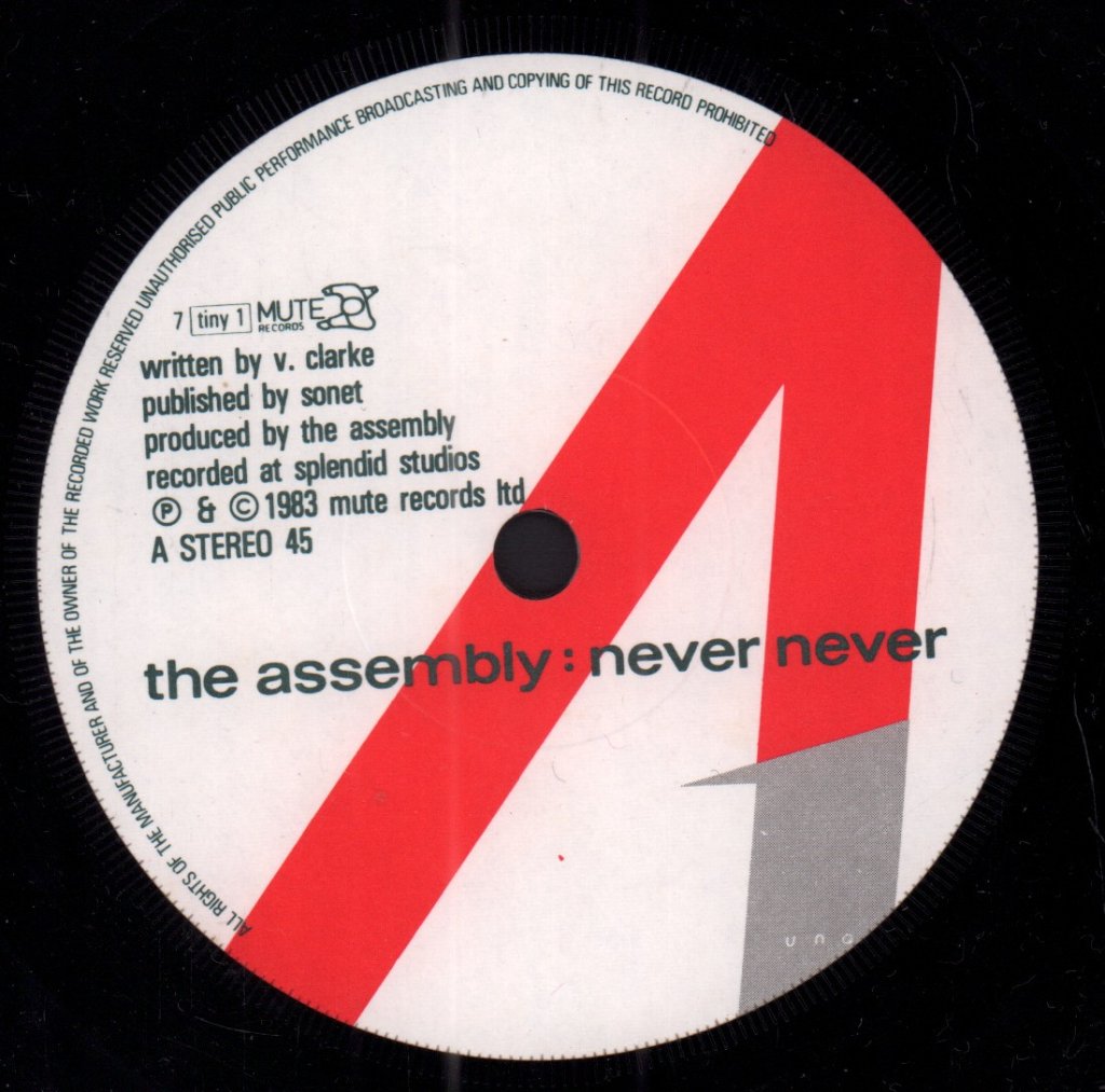 Assembly - Never Never - 7 Inch