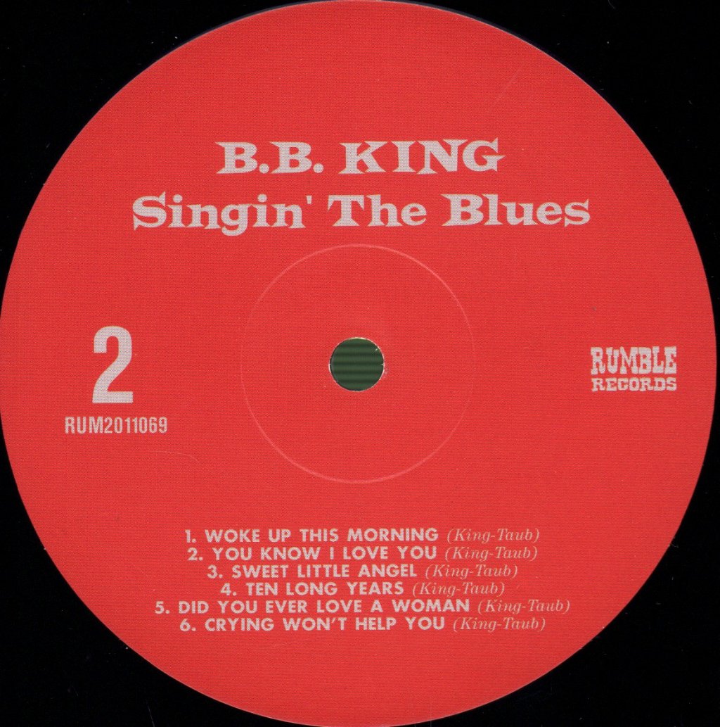 B.B. King - Singin' The Blues - Lp