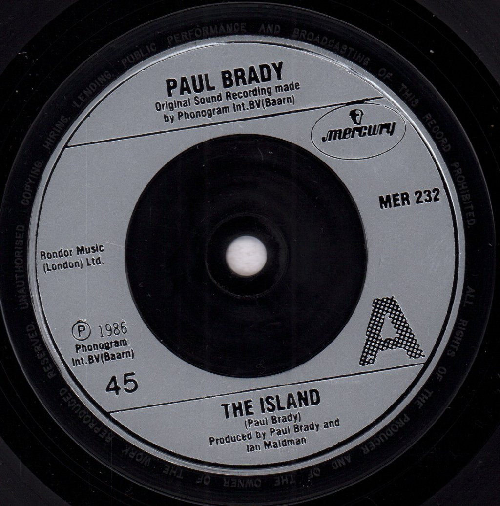Paul Brady - Island - 7 Inch