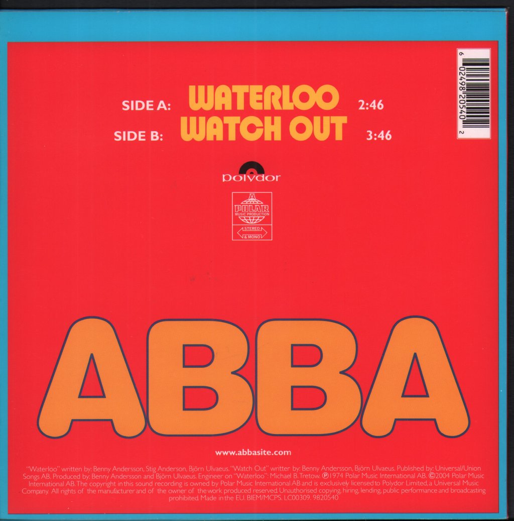 ABBA - Waterloo - 7 Inch