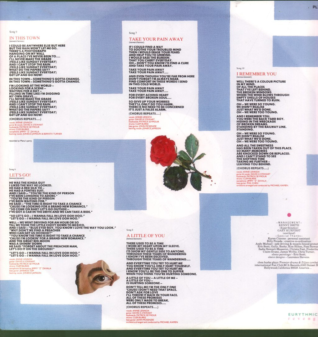 Eurythmics - Revenge - Lp