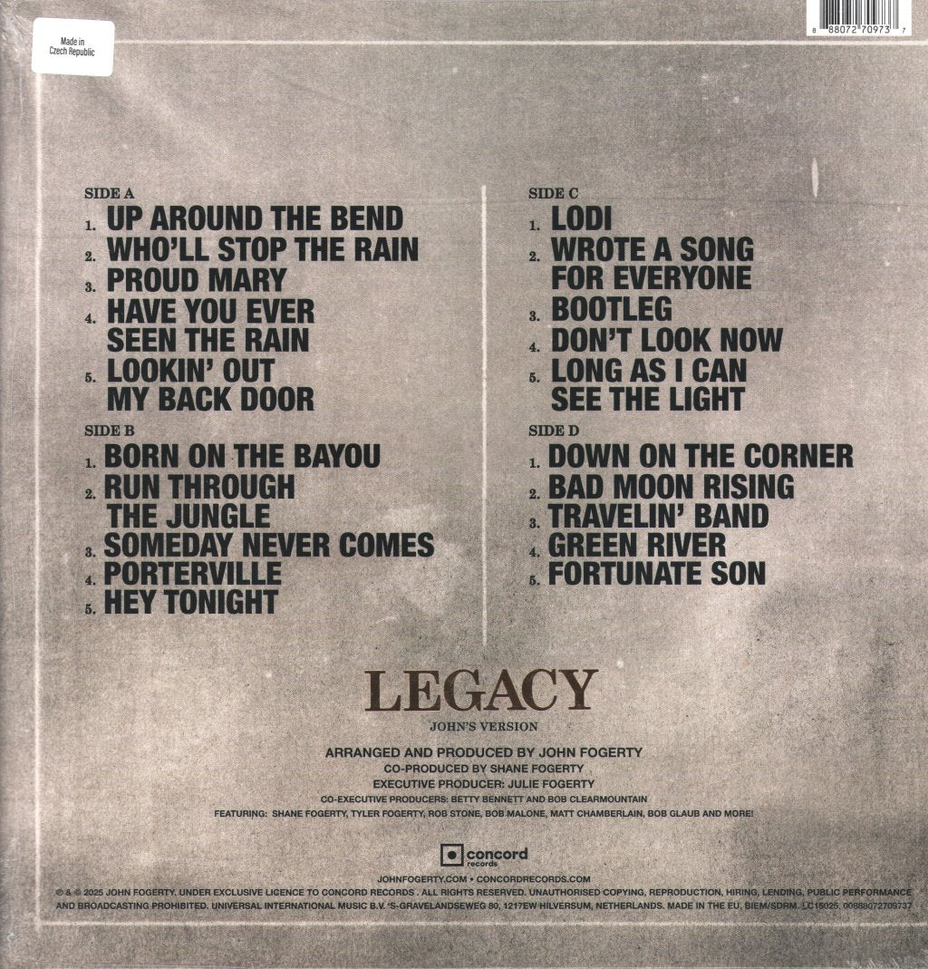 John Fogerty - Legacy: The Creedence Clearwater Revival Years - Double Lp