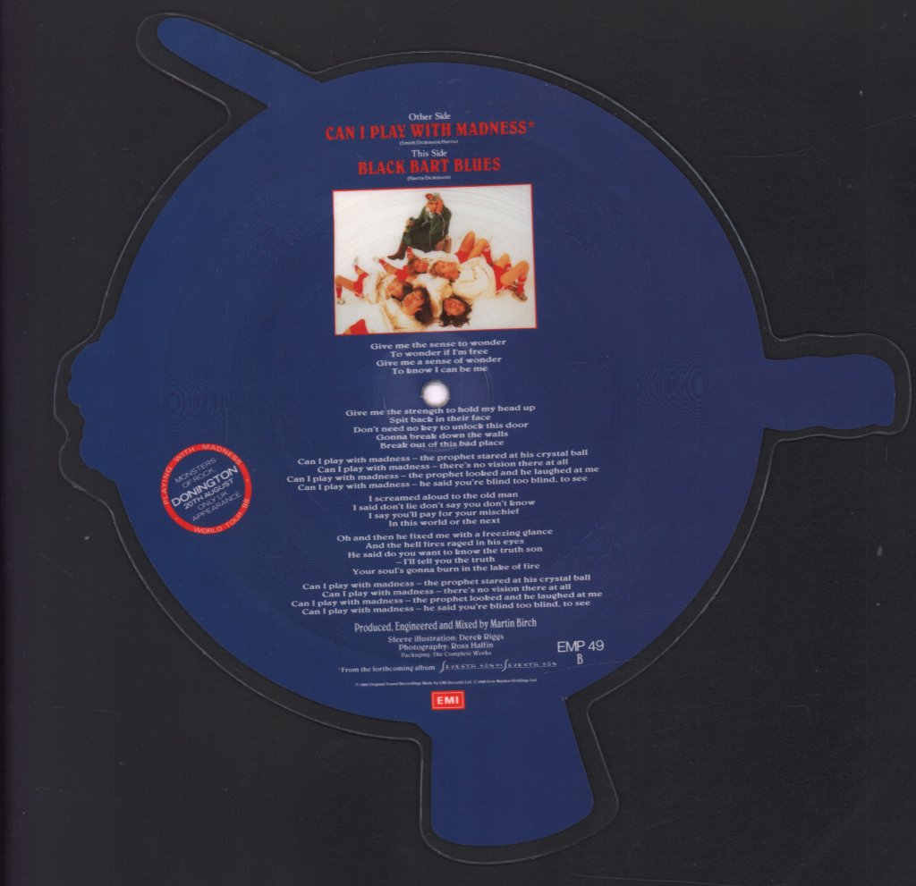Iron Maiden - Can I Play With Madness - 7 Inch
