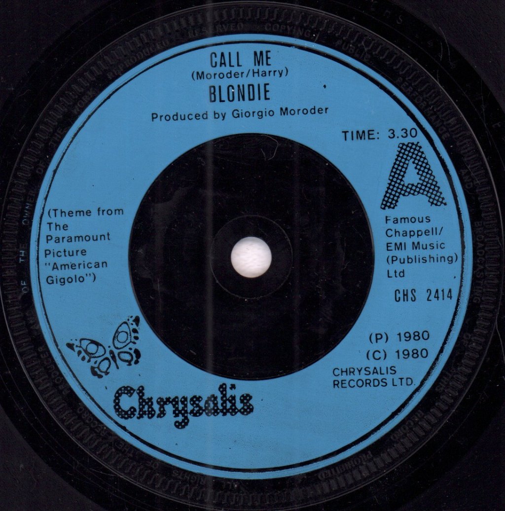 Blondie - Call Me - 7 Inch