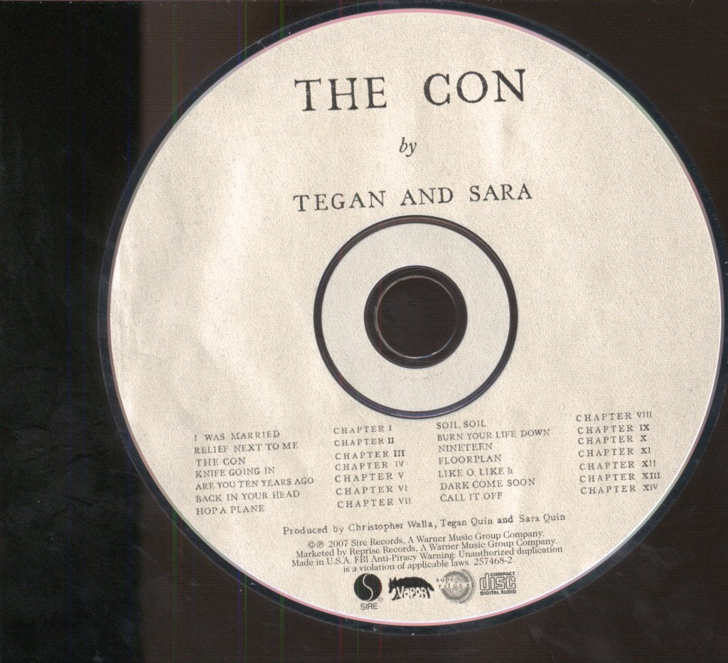 Tegan And Sara - Con - Cd