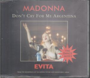 Madonna - Don't Cry For Me Argentina - Cd
