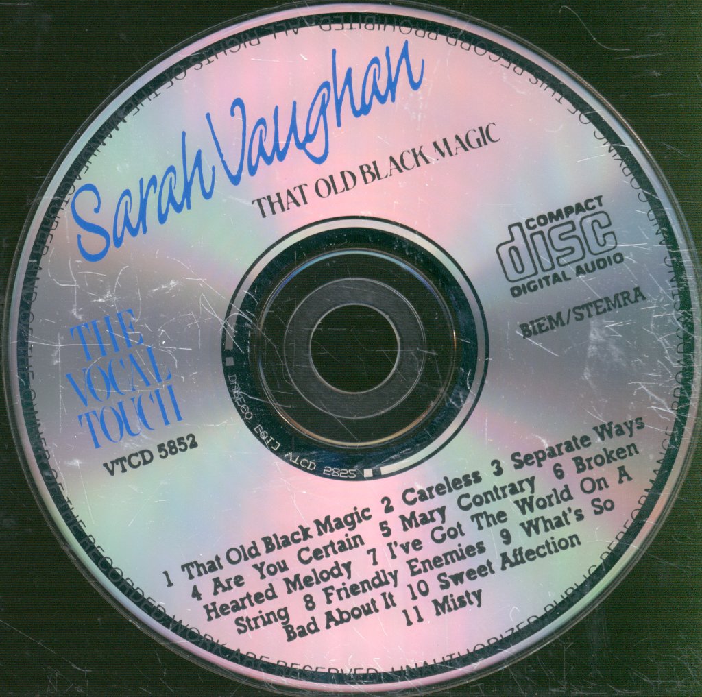 Sarah Vaughan - That Old Black Magic - Cd