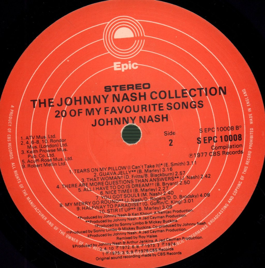 Johnny Nash - Collection - Lp