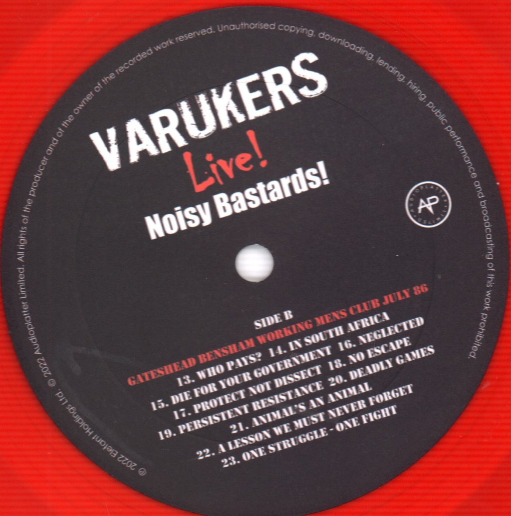 Varukers - Noisy Bastards - Lp