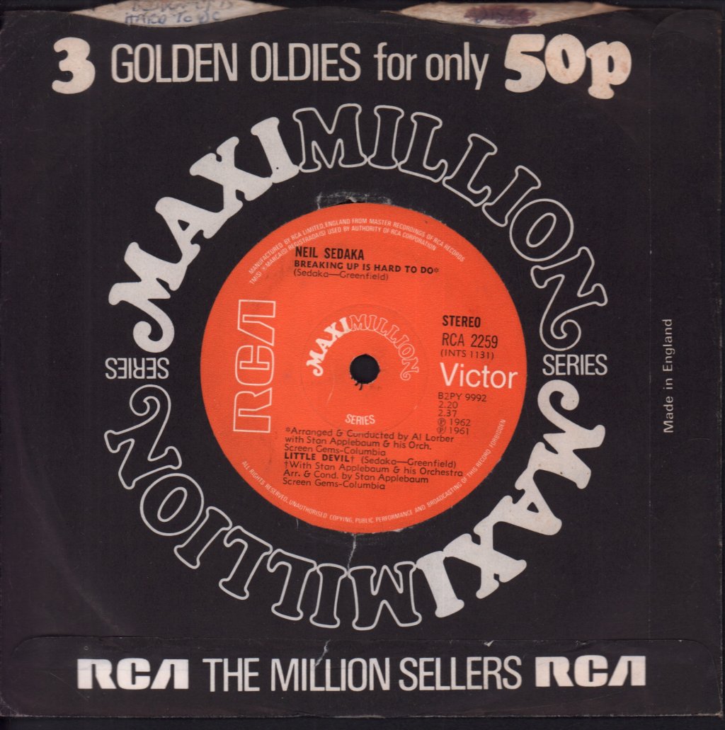 Neil Sedaka - Oh Carol - 7 Inch