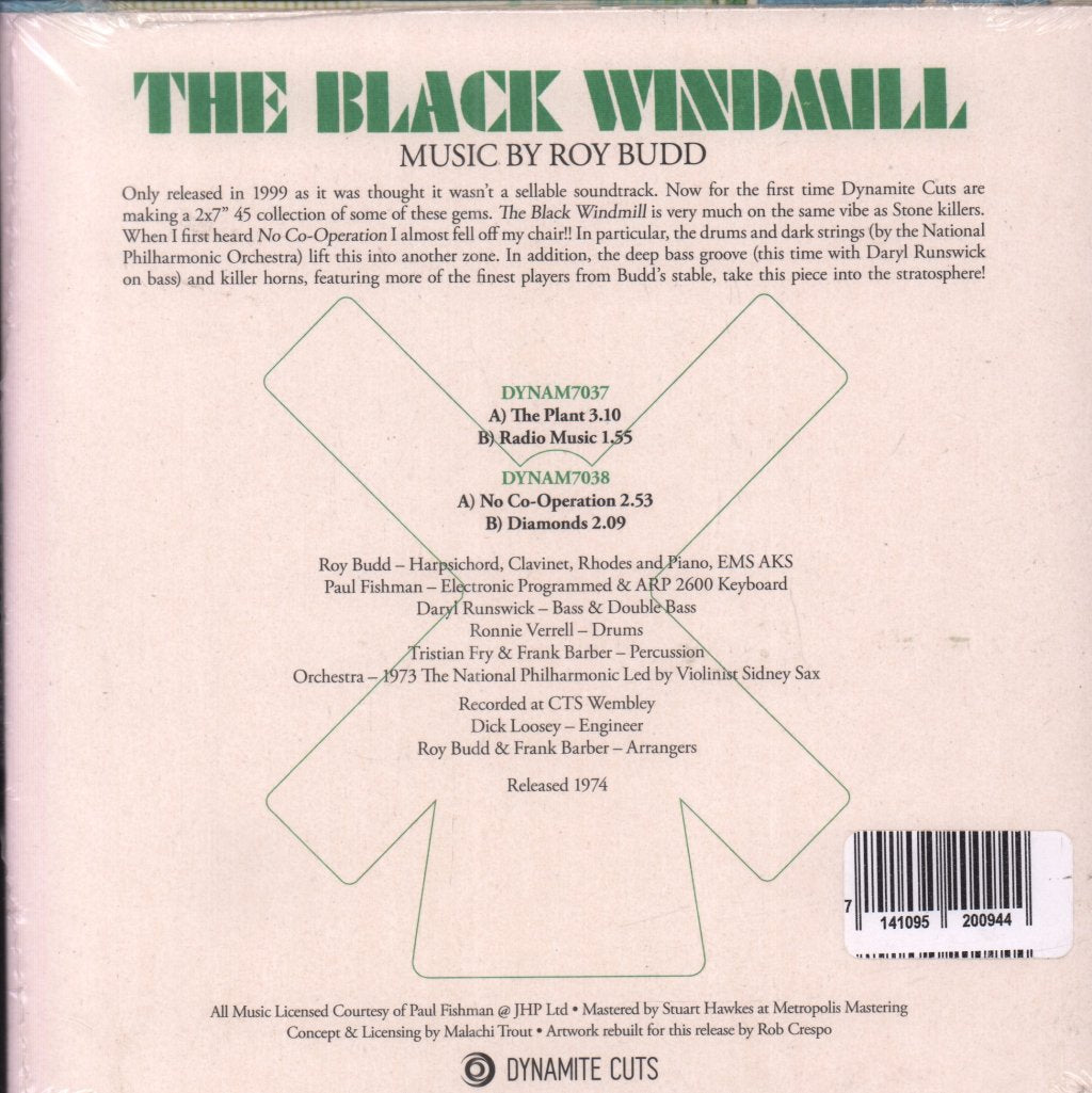 Roy Budd - Black Windmill 45s Collection - Double 7 Inch