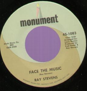 Ray Stevens - Face The Music - 7 Inch
