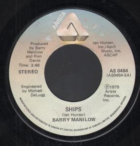 Barry Manilow - Ships - 7 Inch