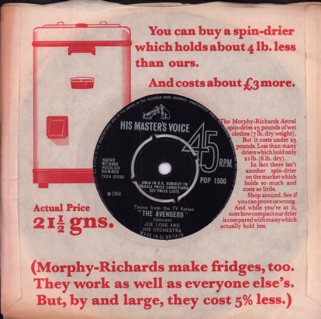 Joe Loss And His Orchestra - Thunderbirds - 7 Inch