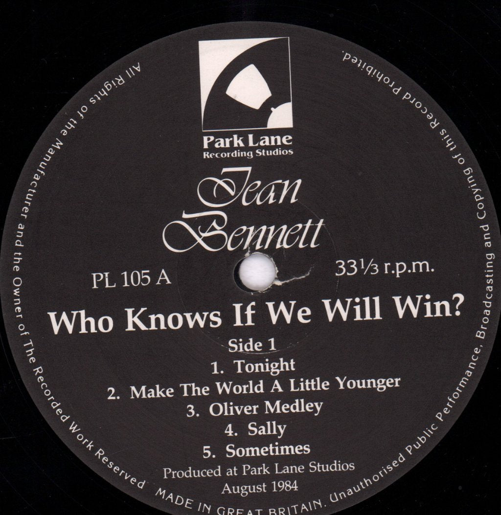 Jean Bennett - who knows if we will win - Lp