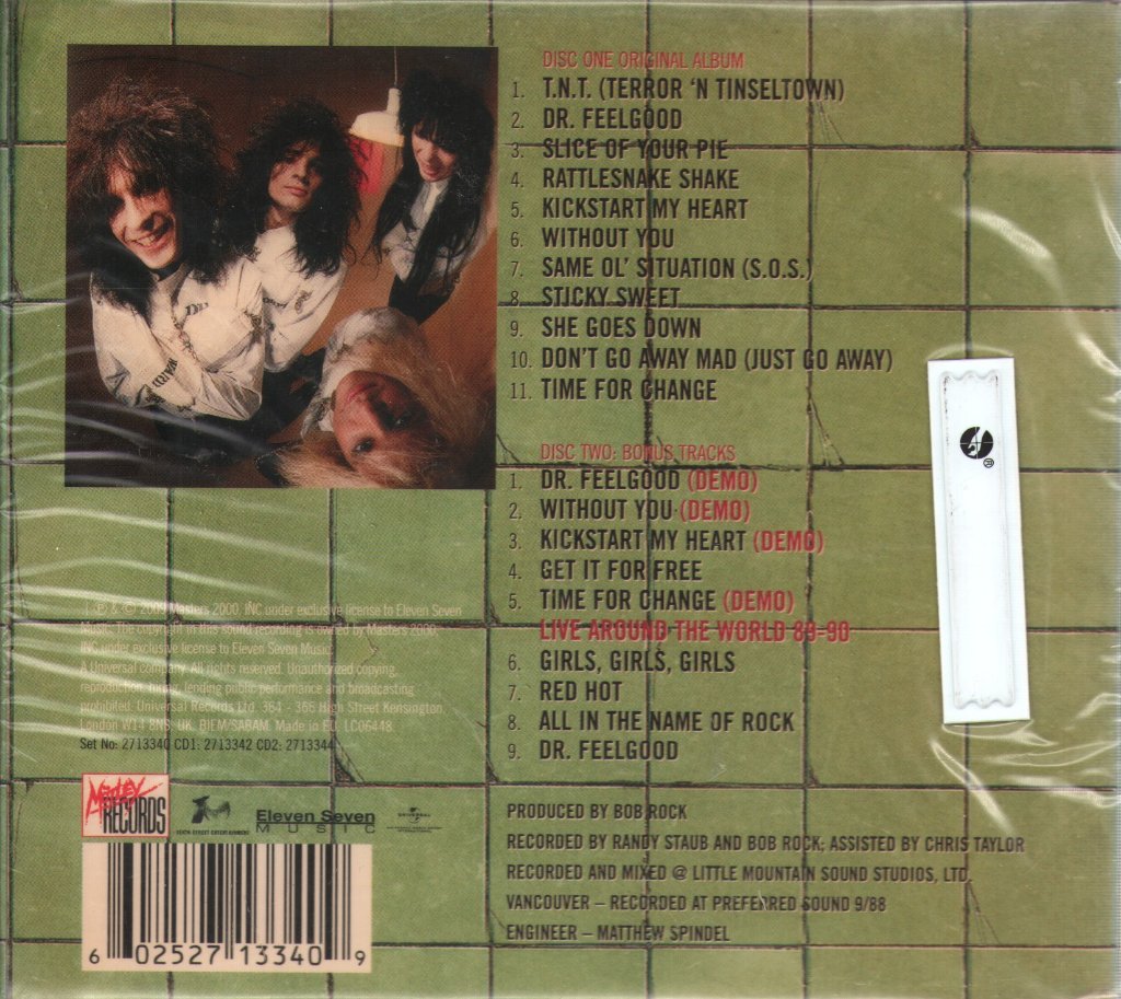 Mötley Crüe - Dr. Feelgood - Cd Set