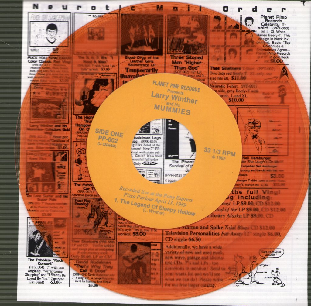 Larry Winther And His Mummies - Larry Winther And His Mummies - 7 Inch
