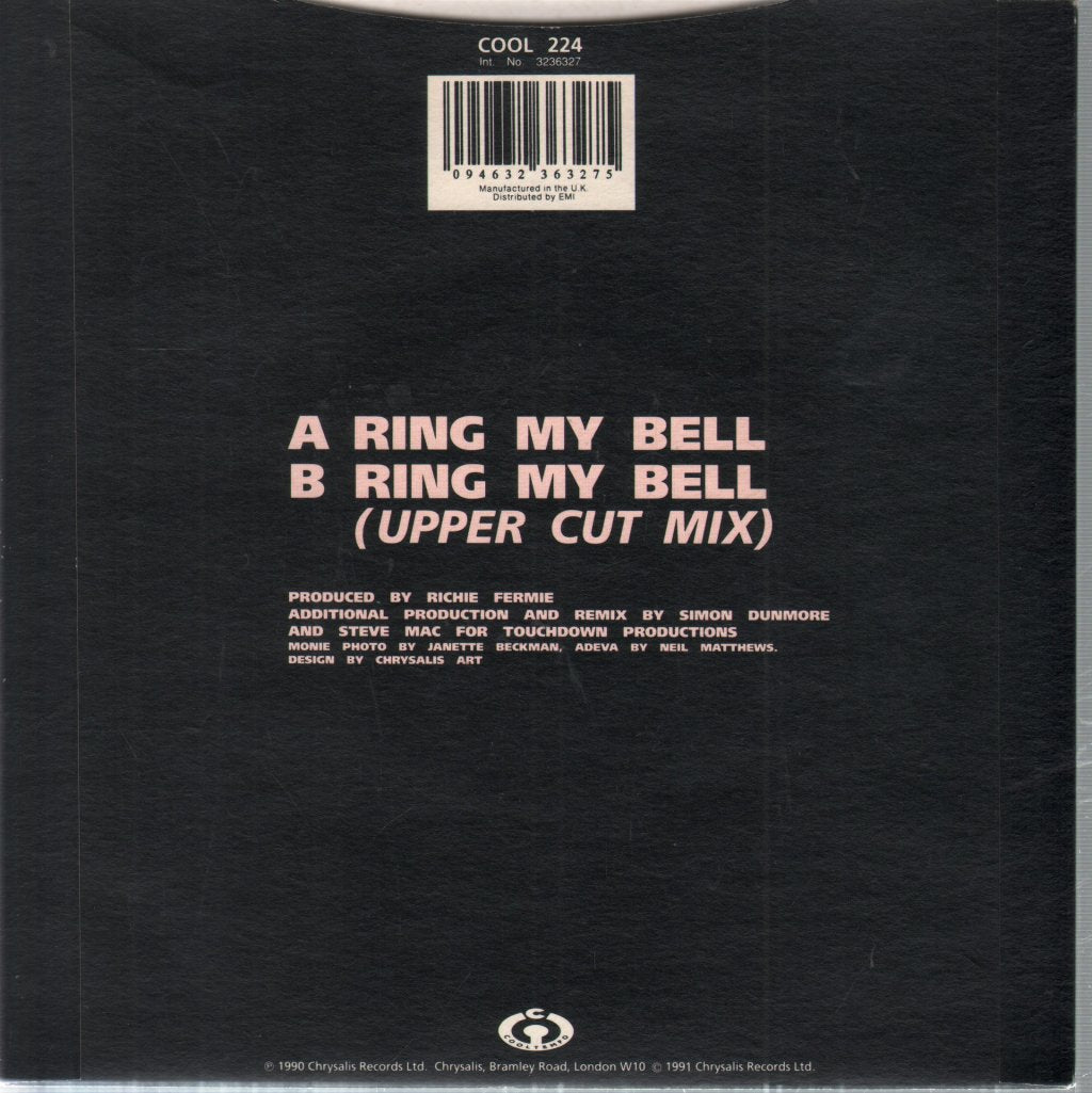 Monie Love Vs Adeva - Ring My Bell - 7 Inch
