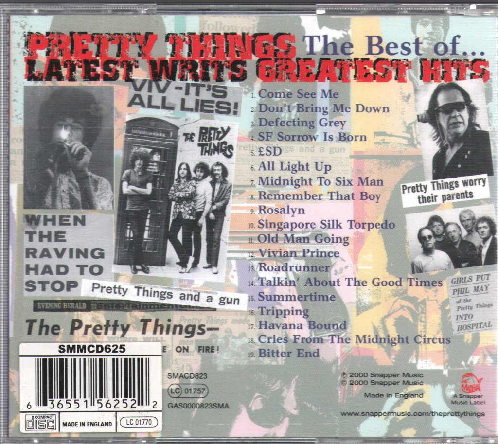 Pretty Things - Latest Writs The Best Of... Greatest Hits - Cd