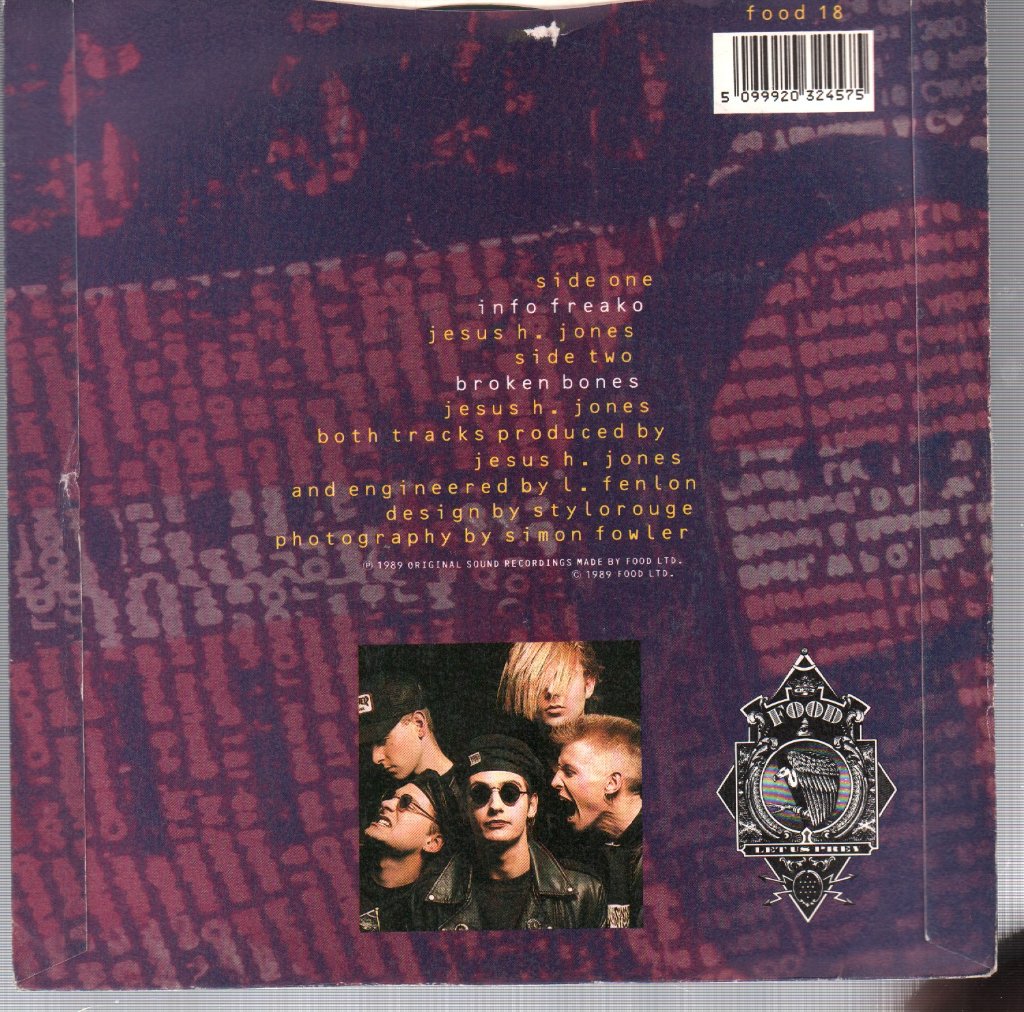 Jesus Jones - Info Freako - 7 Inch