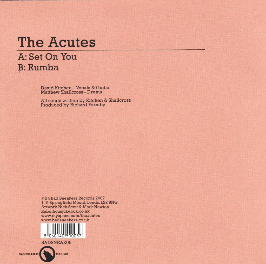 Acutes - Set On You - 7 Inch