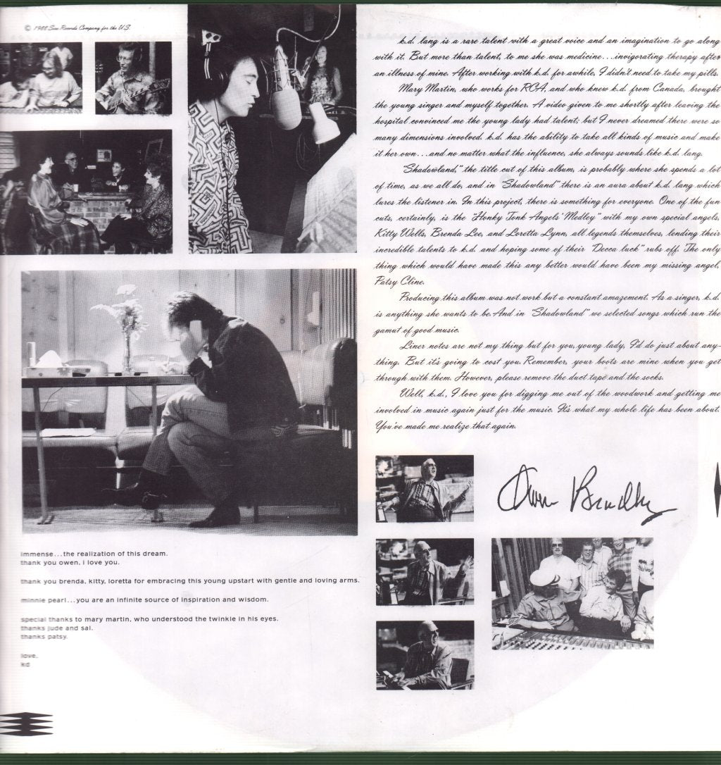 K.D. Lang - Shadowland - Lp