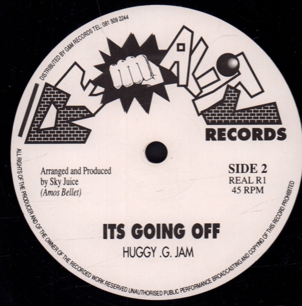 Johnny M.C. / Huggy .G. Jam - Uno Get Rough / It's Going Off - 12 Inch